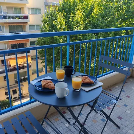 Superbe Juan Les Pins 2 Min Des Plages Διαμέρισμα Αντίμπ