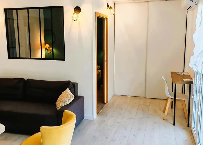 Daire 4 Persons - Center - Clim - 2 Mins Of - Juan Les Pins - And Sun *